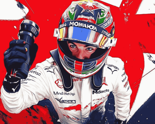 Cool Racer Pierre Gasly Diamond Painting