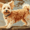 Corgi Poodle Dog Diamond Painting