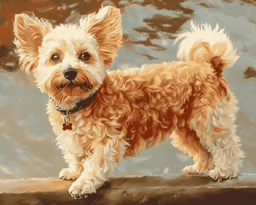 Corgi Poodle Dog Diamond Painting