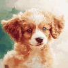 Corgi Poodle Puppy Diamond Painting