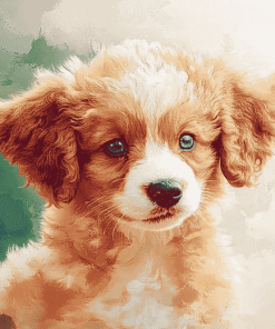 Corgi Poodle Puppy Diamond Painting