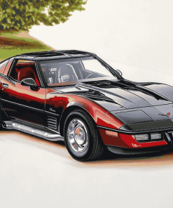 Corvette 1986 Classic Cars Diamond Painting