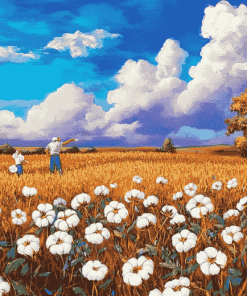 Cotton Landscapes Diamond Painting