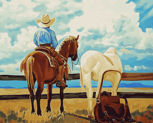 Country Cowboys Diamond Painting