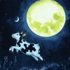 Cow Jumping Over Moon Diamond Painting