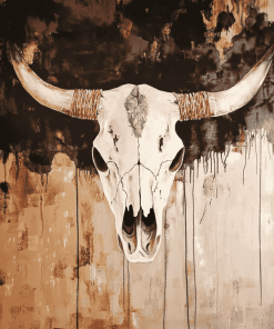 Cow Skull Diamond Painting