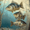 Crappie and Koi Carp Diamond Painting