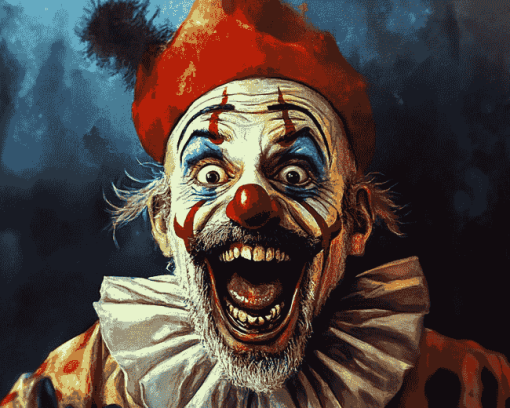 Creepy Clown Character Diamond Painting