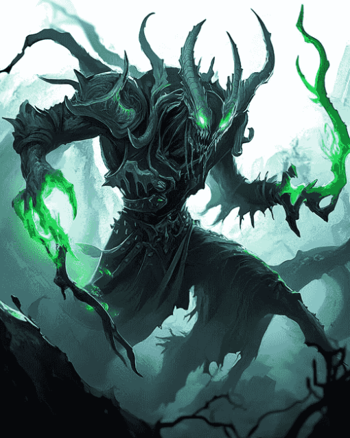 Creepy Thresh League of Legends Diamond Painting