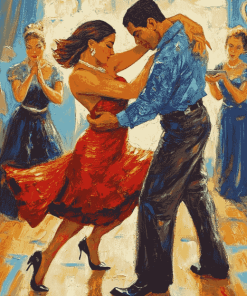 Cuban Salsa Romance Diamond Painting