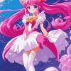 Cure Happy Anime Girl Diamond Painting