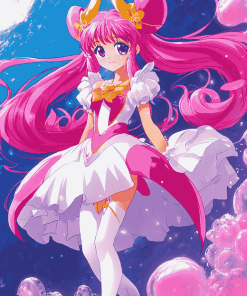 Cure Happy Anime Girl Diamond Painting