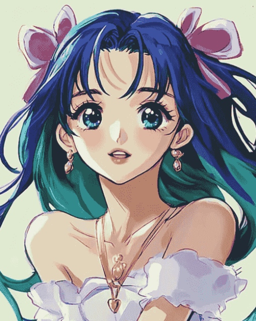 Cure Marine Anime Art Diamond Painting