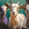 Cute Baby Goat Diamond Painting