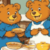 Cute Berenstain Bears Animation Diamond Painting