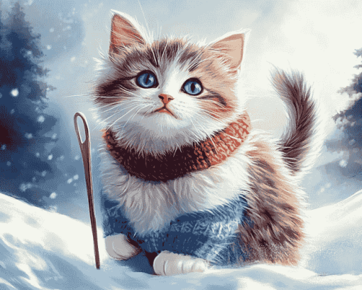 Cute Cat Adventures Diamond Painting