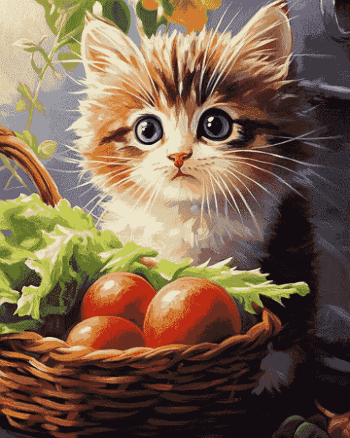 Cute Cat Kitties Diamond Painting