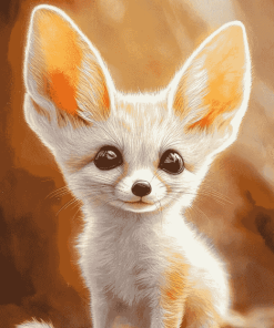 Cute Fennec Fox Diamond Painting