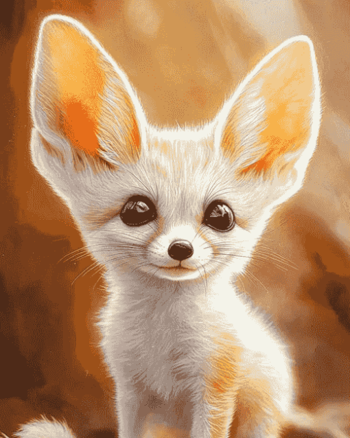 Cute Fennec Fox Diamond Painting