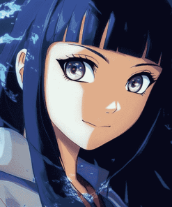 Cute Hinata Hyuga Anime Diamond Painting