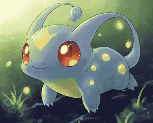 Cute Lanturn Pokemon Diamond Painting