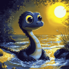 Cute Nessie Animation Diamond Painting