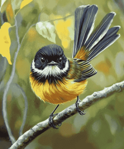 Cute New Zealand Bird Diamond Painting