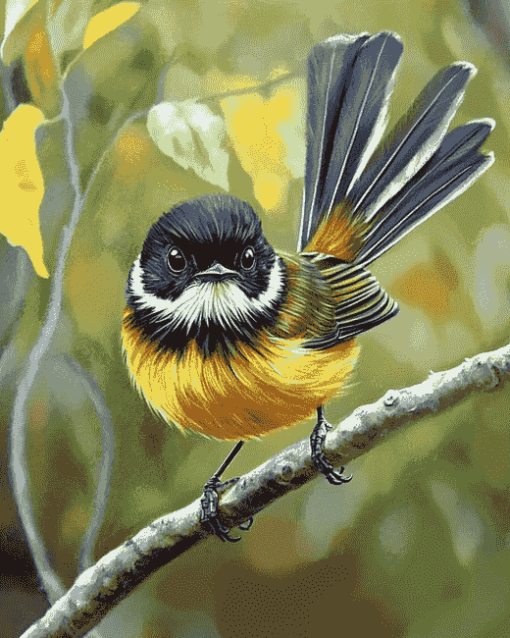 Cute New Zealand Bird Diamond Painting