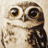 Cute Owl Diamond Painting