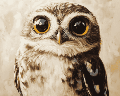 Cute Owl Diamond Painting