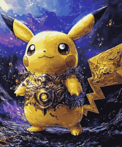 Cute Pikachu Anime Diamond Painting