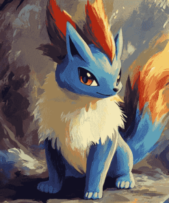 Cute Quilava Pokemon Diamond Painting