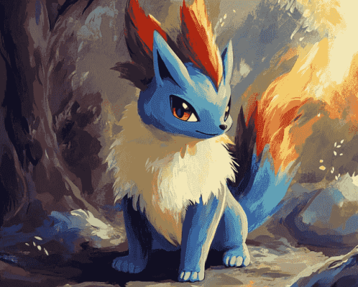 Cute Quilava Pokemon Diamond Painting