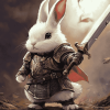 Cute Rabbit Knight Adventure Diamond Painting