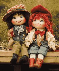 Cute Rosie And Jim Diamond Painting