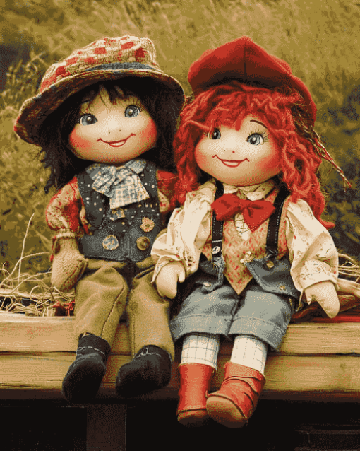 Cute Rosie And Jim Diamond Painting