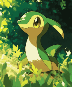 Cute Snivy Pokemon Diamond Painting