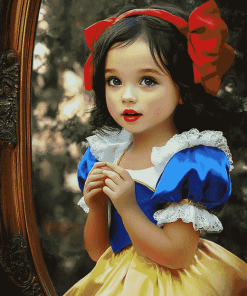 Cute Snow White Costume Diamond Painting