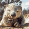 Cute Wombat Animal Diamond Painting