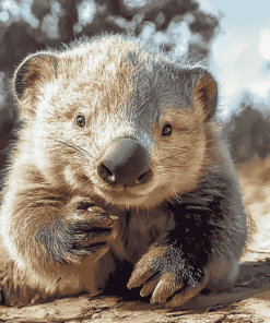 Cute Wombat Animal Diamond Painting