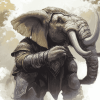 DND Loxodon Fantasy Diamond Painting