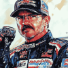 Dale Earnhardt Legendary Race Diamond Painting