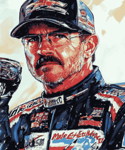 Dale Earnhardt Legendary Race Diamond Painting