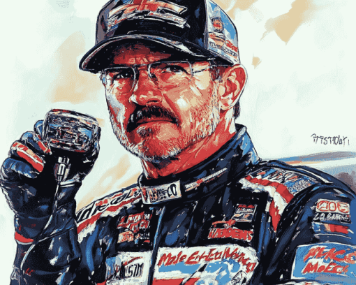 Dale Earnhardt Legendary Race Diamond Painting