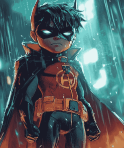 Damian Wayne Cartoon Diamond Painting