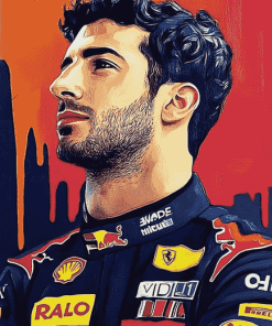 Daniel Ricciardo Racing Diamond Painting