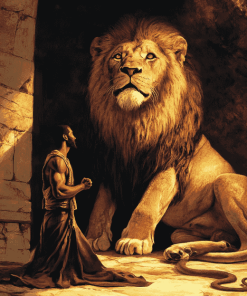 Daniel and the Lions Animation Diamond Painting