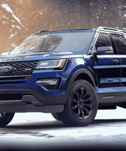 Dark Blue Ford Explorer Diamond Painting