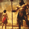 David And Goliath Movie Scene Diamond Painting