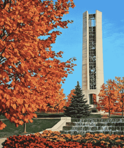 Dayton Carillon Park Tower Diamond Painting